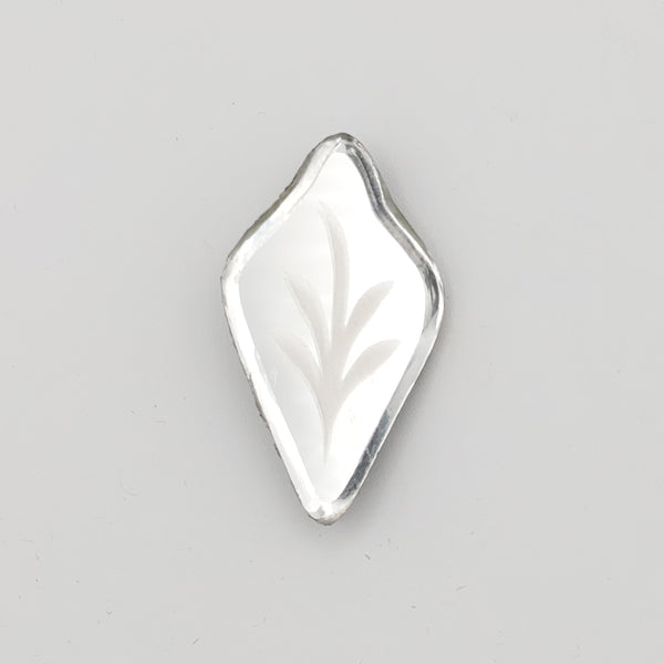 Aalaleh Etched Mirror Brooch