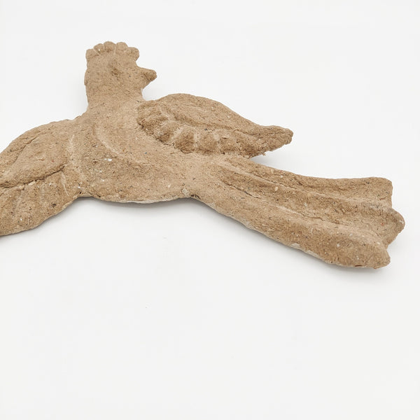 Handcrafted Flaying Bird Papier-Mâché Wall Art