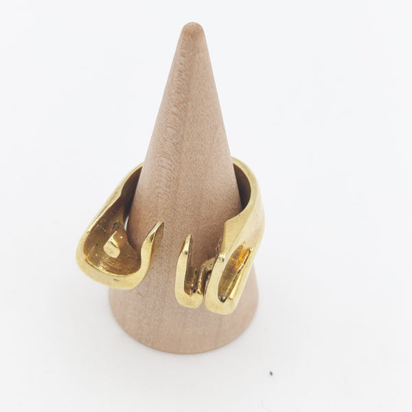 Maman Calligraphy Ring