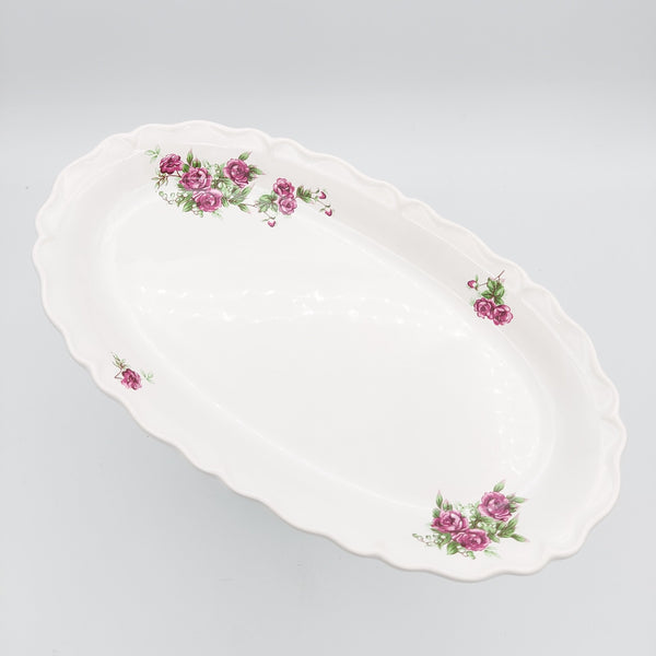 Golesorkhi Oval Plate with Green Stand