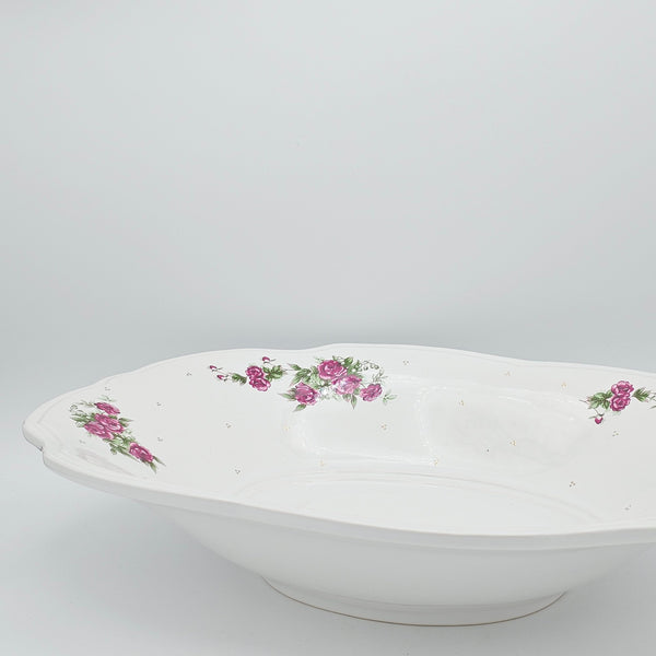 Larg Golesorkhi Serving Bowl with Gold Touches