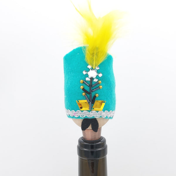 Blue Hat Qajar Character Bottle Stopper