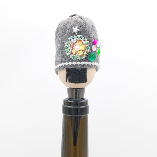 Gray Hat Qajar Character Bottle Stopper
