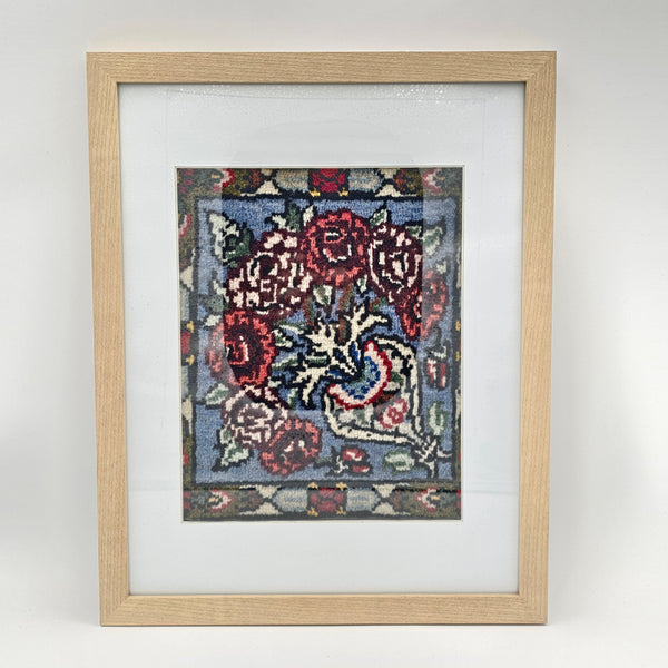 Flower Basket Bakhtiari Rug Wall Art