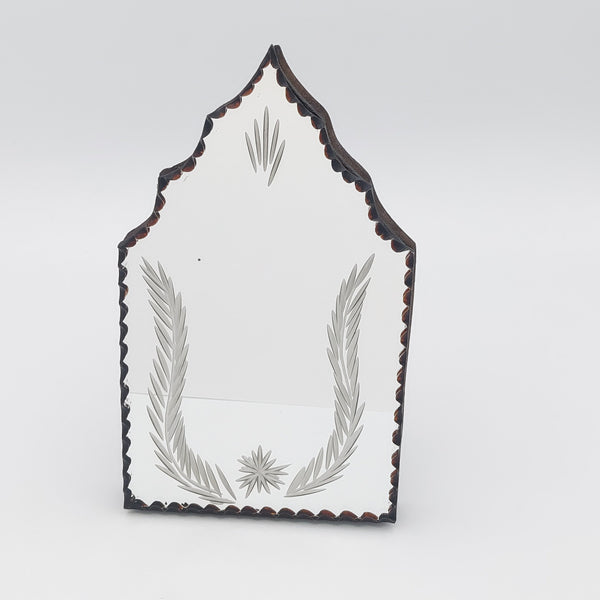 Hand etched Negar Tabletop Mirror