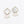 Square Mirror Earrings with Pearl