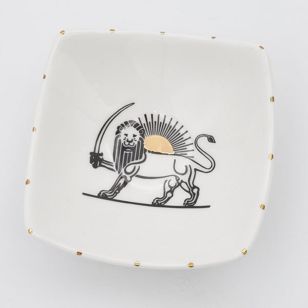 Shirokhorshid Extra Small Bowl with Gold Touches