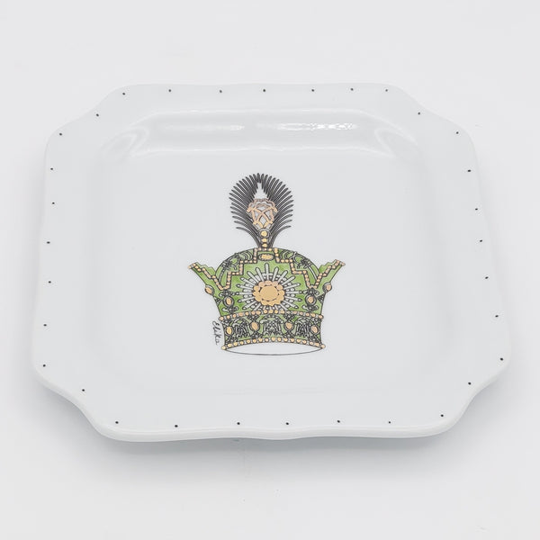 Pahlavi Crown Appetizer Plate