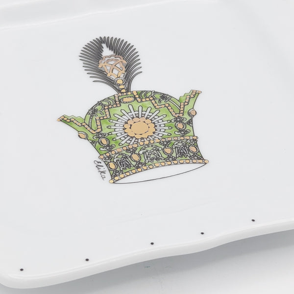 Pahlavi Crown Appetizer Plate