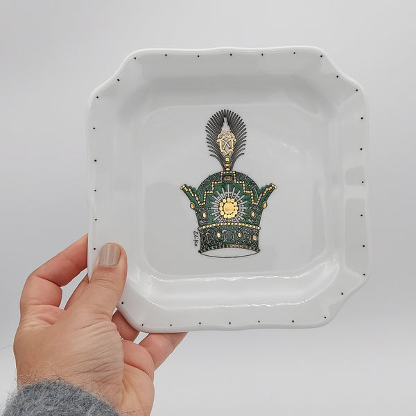 Pahlavi Crown Appetizer Plate