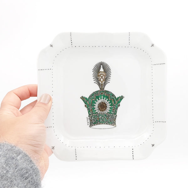 Pahlavi Crown Appetizer Plate