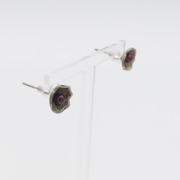 Small Silver Flower Earring