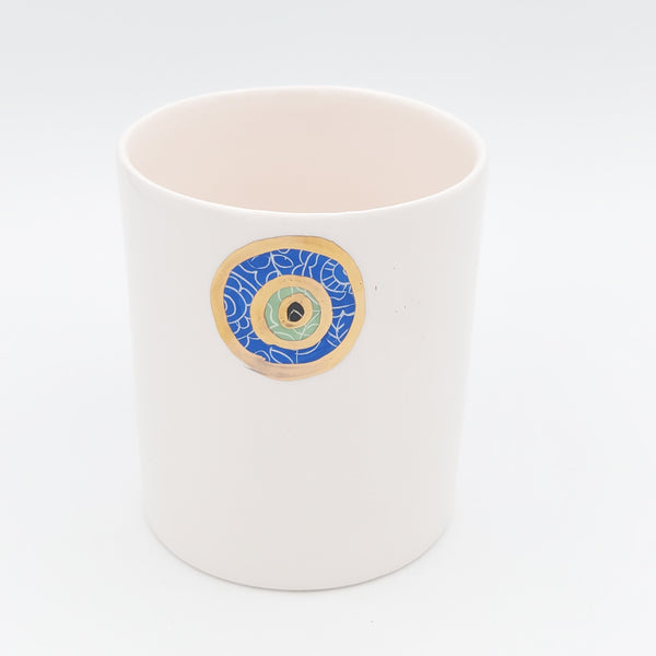 Evil Eye Ceramic Utensil Holder