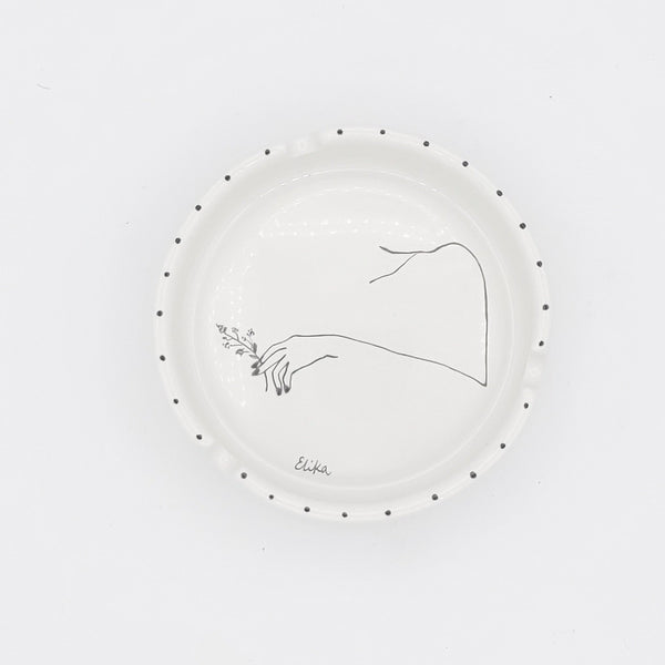 Minimal One line Drawing  Ashtray