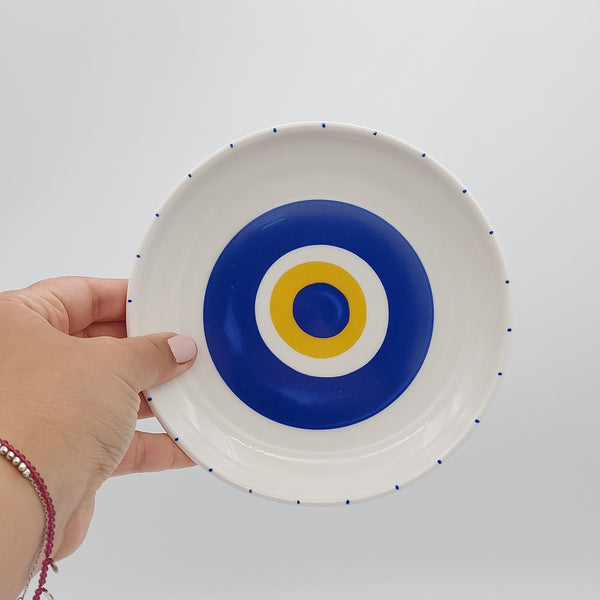 Evil Eye Round Appetizer Plate