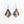 Hand Painted Khatoun Paper Mache Earrings