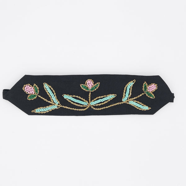 Spring Blossom Hand Beaded Belt