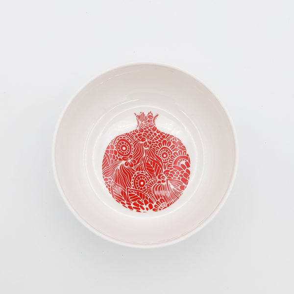 Pomegranate Rounded Bowl