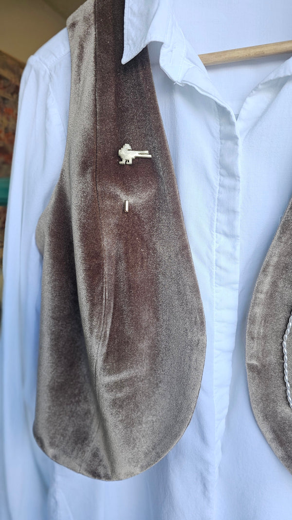 Morvarid Velvet  Vest