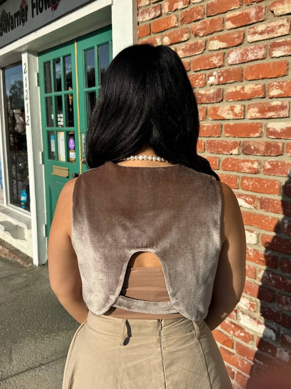 Morvarid Velvet  Vest