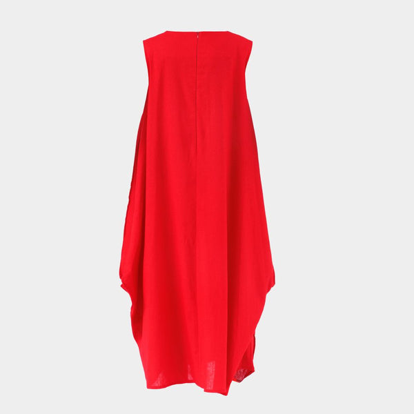 Diamond Linen Dress