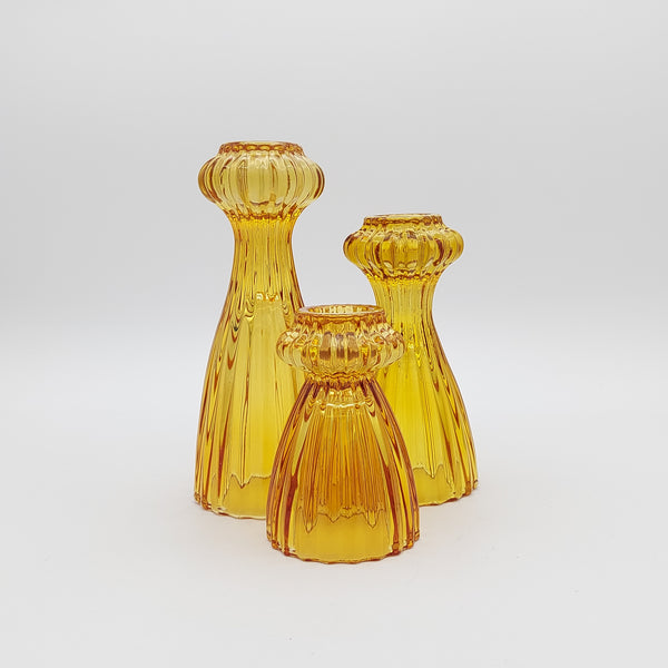 Ornate Glass Candle Holder