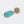 Adorn-Khatam Brass-Blue Patina Earring
