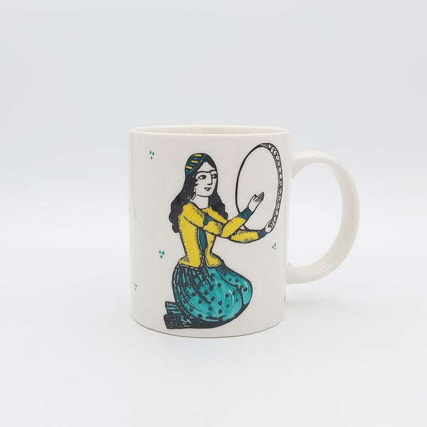 Qajar Daf Lady Mug