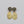 Adorn-Khatam Brass-Gold Finish Earring