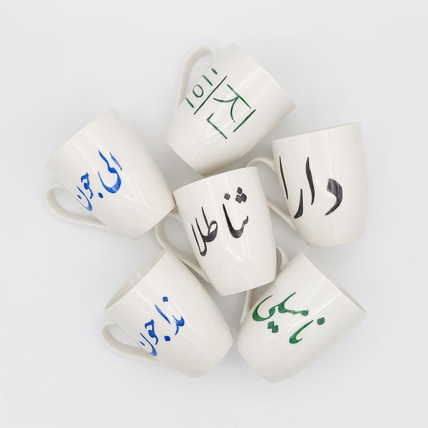 Personalized Hand-Painted Ceramic Mug