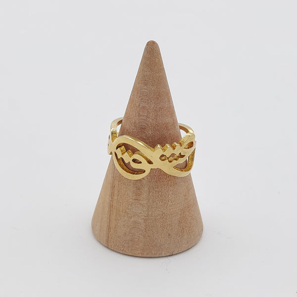 Infinity Eshgh Brass Ring