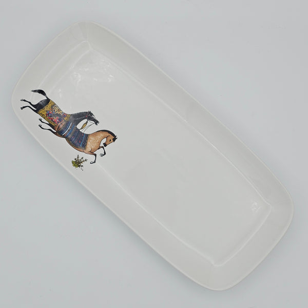 Torkaman Horses Rectangular Dish
