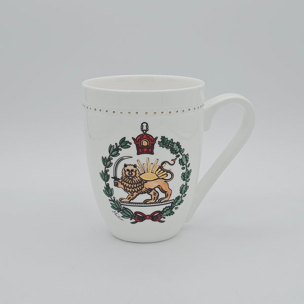 Hand Painted Shir-o-Khorshid Mug