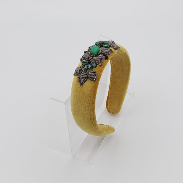 Yellow Naazbanoo Hairband