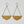 Golden Horizon Brass Earrings