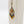 Persian Motif Brass Long Necklace