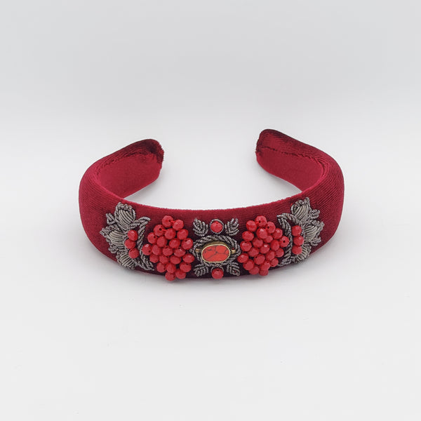 Red Naazbanoo Hairband