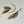 Asymmetrical Leaves Brass Earrings