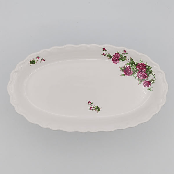 Golesorkhi Oval Plate with Short Green Stand