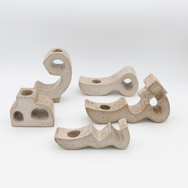 Ceramic Farsi Letters Candle Holder
