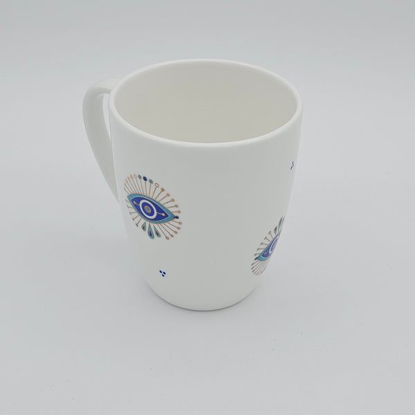 Evil Eye Mug with Gold