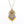Persian Motif Brass Long Necklace