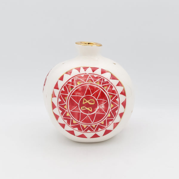 Decorative Maahi Sorkhi Ceramic Pomegranate