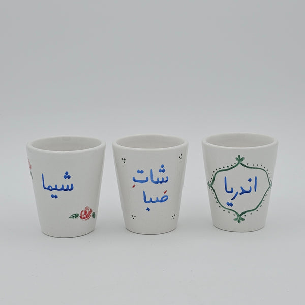 Customized Hand Painted Ceramic Shots