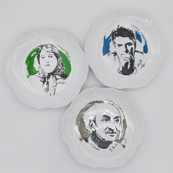 Persian Poets Plates Set of 6