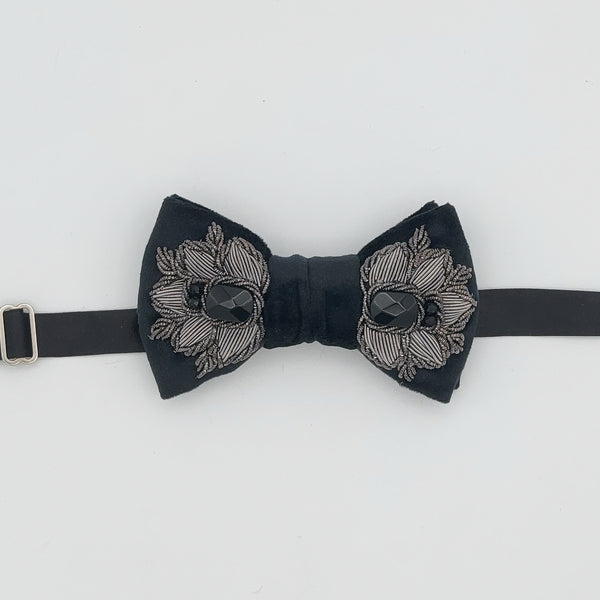 Black Nader Classic Bowtie with Onyx