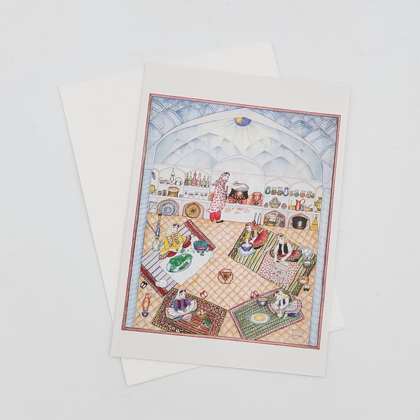 Farewell Soup / Ash-e-Posht-e-Pa Greeting Card