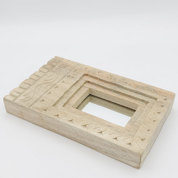 Handmade Vintage Wooden Mirror