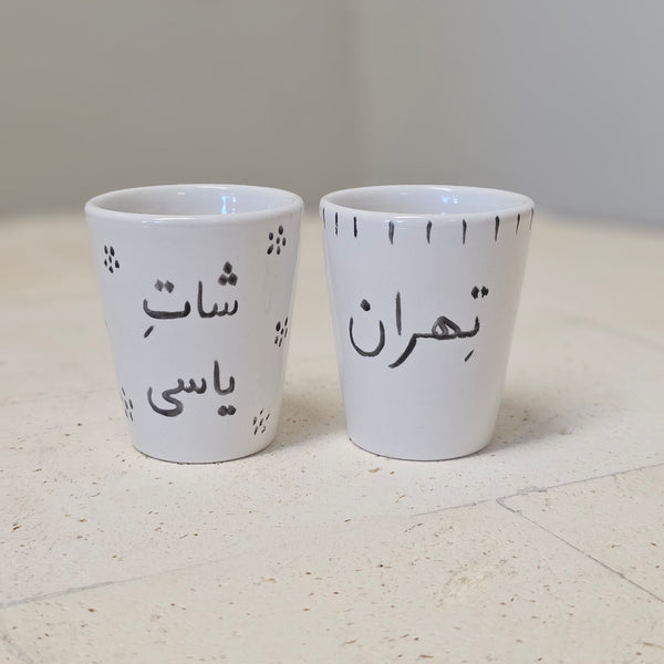 Customized Hand Painted Ceramic Shots