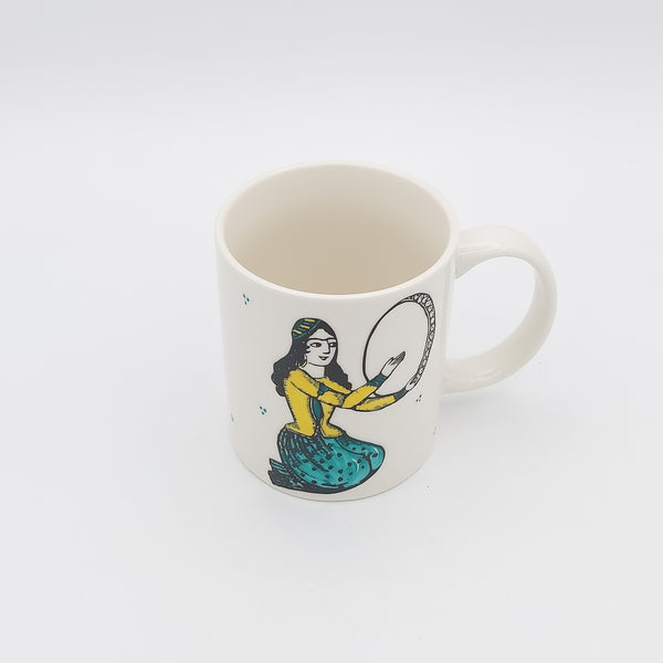 Qajar Daf Lady Mug